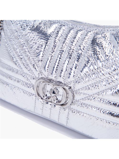 borsa a spalla shiny mini La carrie | 141-P-FS-261-LAMSILVER